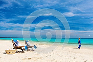 Idyllic beach in Africa