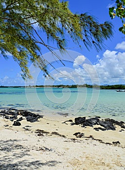 Idyllic tropical sea in sunny day