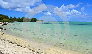 Idyllic tropical sea in sunny day