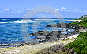 Idyllic tropical sea in sunny day