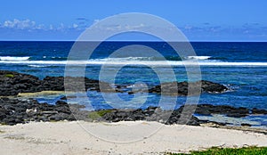 Idyllic tropical sea in sunny day