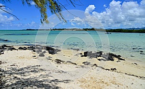 Idyllic tropical sea in sunny day