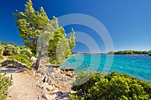 Idyllic turquoise beach in Croatia