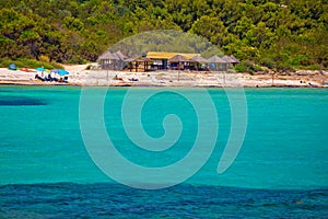 Idyllic turquoise beach Sakarun on Dugi Otok island