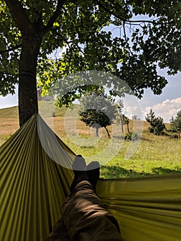 Idyllic view of the Carpathian mountains