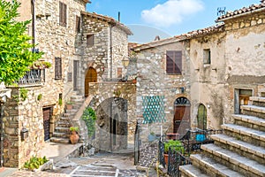 The idyllic village of Melezzole, near Montecchio, in the province of Terni. Umbria, Italy. photo