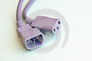IEC-C13 power Socket and cord extension