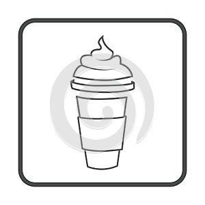 Iecd coffee vector icon