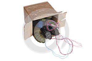 IED - Mailbomb Improvised Explosive Device in mailbox