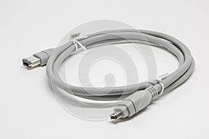 IEEE Cable white isolate Background