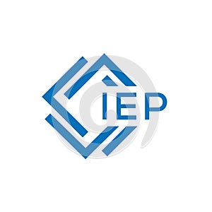 IEp letter logo design on white background. IEp creative circle letter logo concept.