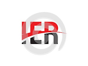 IER Letter Initial Logo Design Vector Illustration