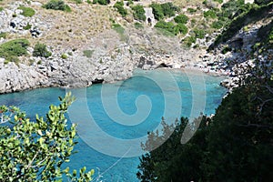 Ieranto - Baia Piccola dall'ex Italsider