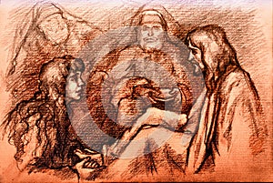 Iesus Christ and Mary Magdalene photo
