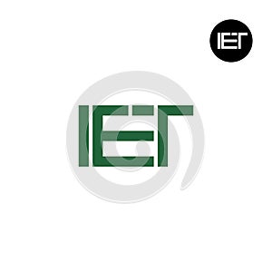 IET Logo Letter Monogram Design