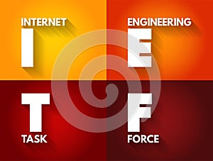 IETF Internet Engineering Task Force - open standards organization, which develops and promotes voluntary Internet standards,