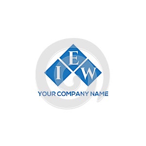 IEW letter logo design on BLACK background. IEW creative initials letter logo concept. IEW letter design