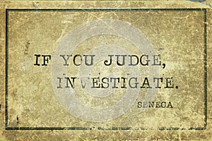 If judge Seneca