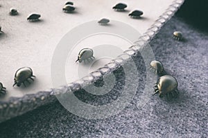 If mites would be visible - 3d rendering