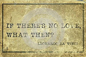 If no love DaVinci