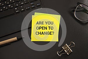 If you change nothing,nothing will change words on notebook