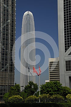 IFC 2 skyscraper in Hong Kong Island