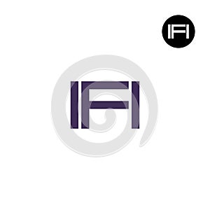 IFI Logo Letter Monogram Design
