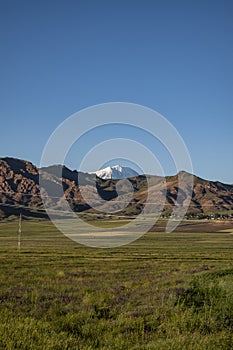Mount Ararat, Agri Dagi, mountain, volcano, Igdir, Turkey, Middle East, nature, landscape, aerial view, Noah, Ark photo