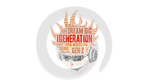 IGeneration Animated Word Cloud