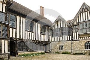 Ightham Mote inner Courtyard. photo