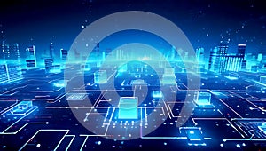 igital technology, internet network connection ,modern computer surfing internet ,futuristic innovative technology background, photo
