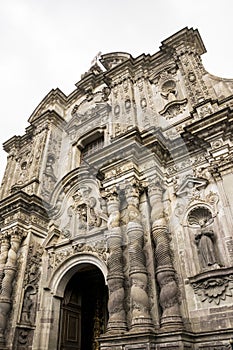 Iglesia de la Compania de Jesus in Quito, Ecuador photo