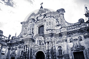 Iglesia de la Compania de Jesus in Quito, Ecuador photo