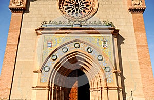 Iglesia de San Fernando en Villanueva del RÃÂ­o y Minas, provincia de Sevilla, EspaÃÂ±a photo