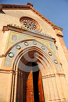 Iglesia de San Fernando en Villanueva del RÃÂ­o y Minas, provincia de Sevilla, EspaÃÂ±a photo