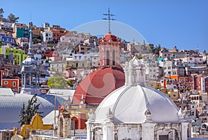 Iglesia de San Roque Market Mercado Hidalgo Guanajuato Mexico