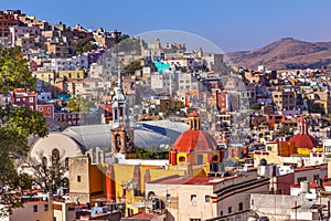 Iglesia de San Roque Market Mercado Hidalgo Guanajuato Mexico photo