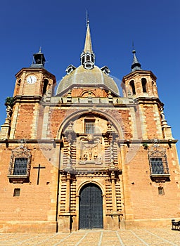 Iglesia del Cristo del Valle en San Carlos del Valle, provincia de Ciudad Real, EspaÃ±a