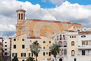 Iglesia Santa Maria at Mahon - Menorca, Baleares, Spain photo