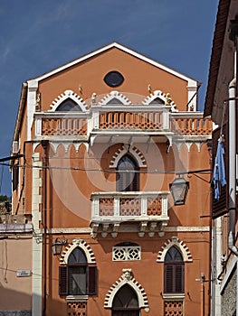 Iglesias, old town centre, Sardinia, Italy photo