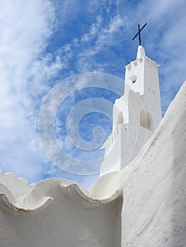 Igliesia de  Binibeca. Menorca. Islas Baleares.