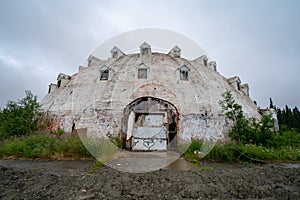 Igloo City, located on Alaska`s George Parks highway, was abandoned since the 1970s