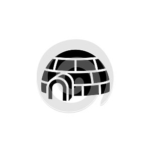 Igloo glyph icon