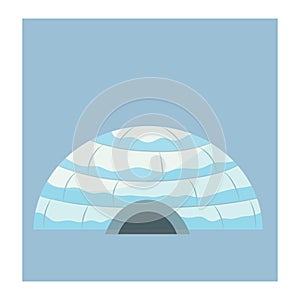 igloo. Vector illustration decorative design