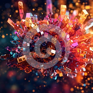 Ignite your creativity with abstract particle backgrounds for artistic exploration