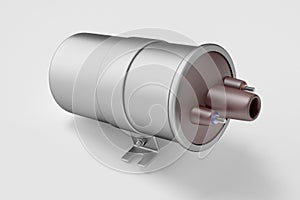 Igniter coil, Ignition and glowplug system. 3d rendering