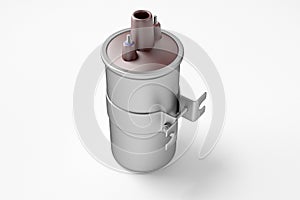 Igniter coil, Ignition and glowplug system. 3d rendering