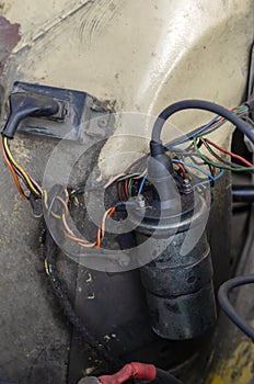 Ignition coil of an old car