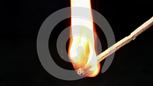 ignition of matchstick
