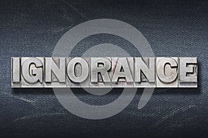 Ignorance word den